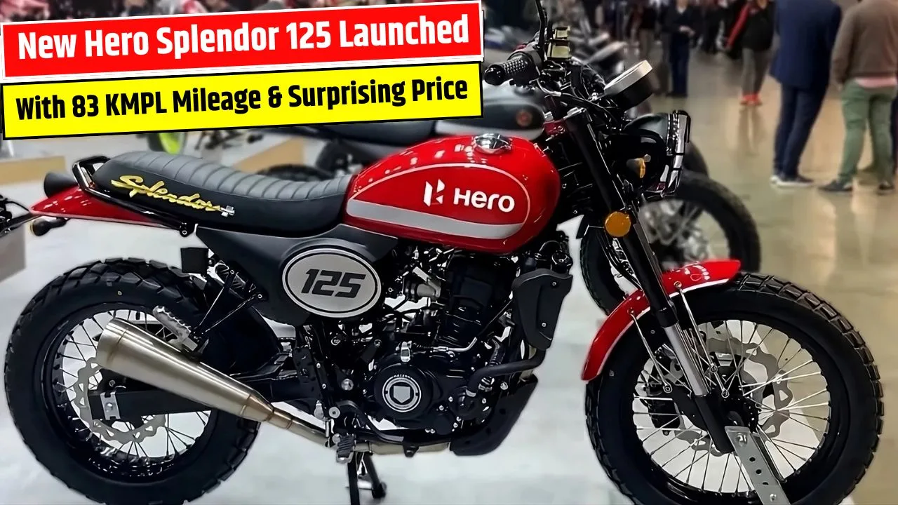 New Hero Splendor 125 Launched